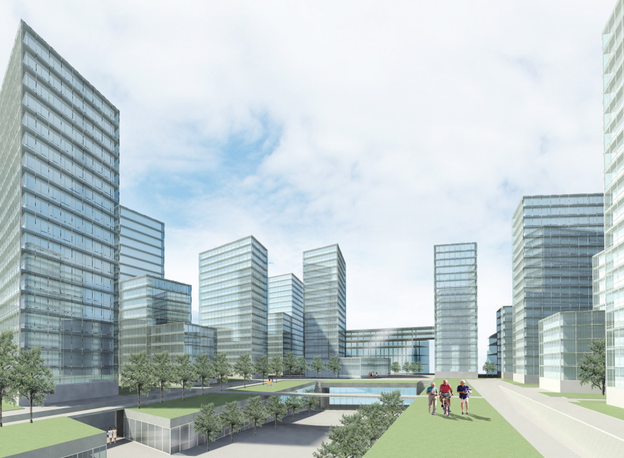 Nouveau quartier Les Vernets Geneve 2014 by Dragan Architecture Paris